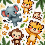Kids Stickers - Sheet v12